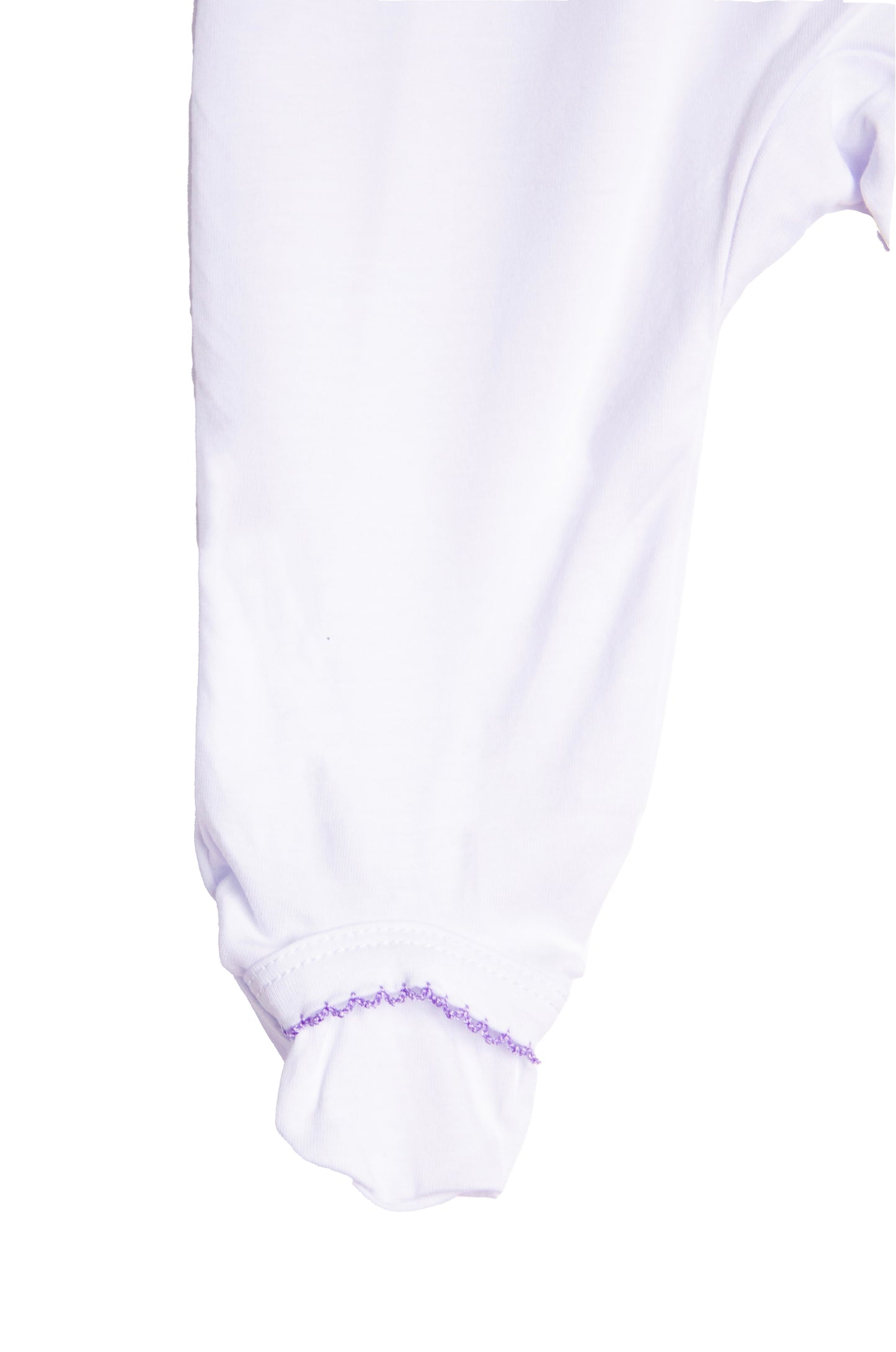 Pijama Blanca con Lila